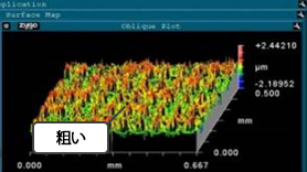 バリ高さ0.8mmの金型表面状態